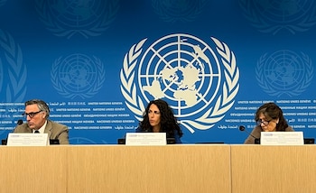 Autoridades de la Misión de Determinación de los Hechos de la ONU para Venezuela (EFE/Anisia Gil/Archivo)