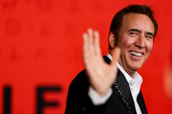 Nicolas Cage se convirtió en abuelo a los 50 años con el nacimiento de su nieto Lucien, hijo de Weston Cage Coppola, en 2014 (Reuters)