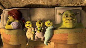 La cronología oficial permite apreciar las referencias y conexiones entre las distintas entregas de Shrek (Foto: Netflix)