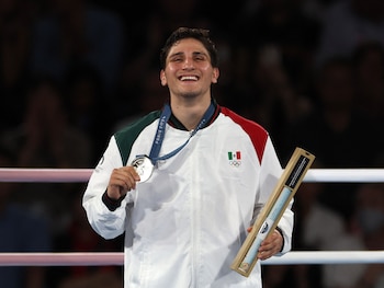 Marco Verde ganó la plata en los Juegos Olímpicos de París 2024 (REUTERS/Pilar Olivares)