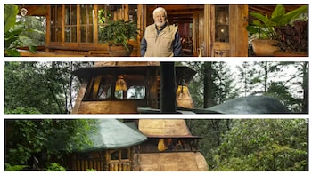 La famosa casa de Jaime Maussan es una creación de Guillermo Siliceo y que ahora está abierta al público por Airbnb Foto:(Airbnb)