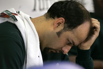 Esteban Loaiza fue declarado culpable de tres cargos, entre ellos tráfico de drogas. (AP)