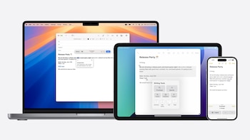 Writing Tools estará habilitado para algunos modelos de Mac, iPad y iPhone. (Apple)
