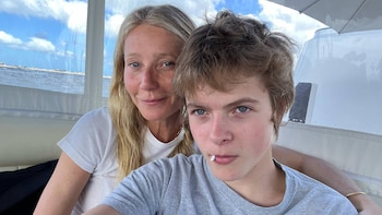 “Me está dando un ataque de nervios, si te soy sincera”, dijo Paltrow 
 luego de que Moses Martin partiera a la universidad (Instagram/@gwynethpaltrow)