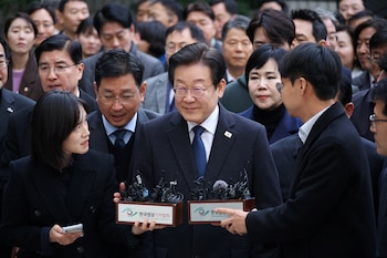 Lee Jae-myung, líder del opositor Partido Demócrata de Corea del Sur (REUTERS/Kim Hong-Ji)