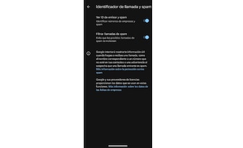 Esta función se encuentra activada de forma predeterminada en dispositivos con Android. (Android)
