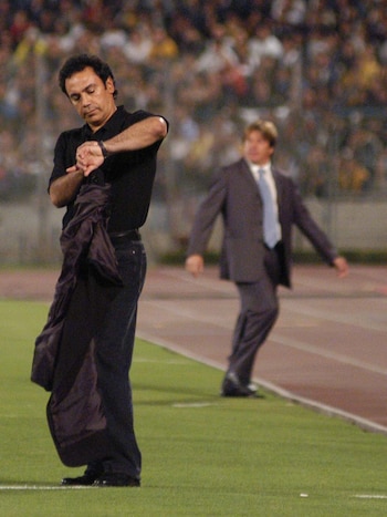 Hugo Sánchez logró ser bicampeón con los Pumas de la UNAM. FOTO: CUARTOSCURO.COM