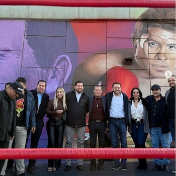 Inauguraron un mural en honor a Julio César Chávez (IG/ @jcchavez115)