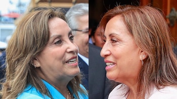 Antes y después de Dina Boluarte.|
Presidencia Flickr