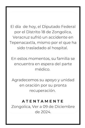 Familiares esperan información de los médicos
(Facebook/Benito Aguas Atlahua)