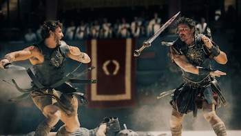 "Gladiator II", en tercer puesto de taquilla, recauda USD 12.5 millones el fin de semana. (Captura de video)