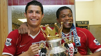Patrice Evra compartió plantel con Cristiano Ronaldo en el Manchester United