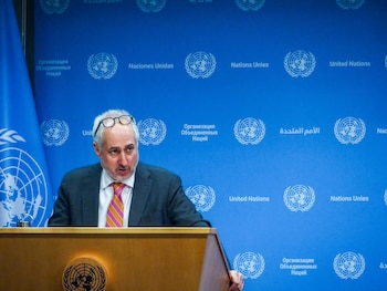 El portavoz de la ONU,