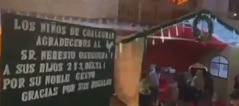 Coalcomán desfile en honor al