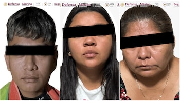 Las tres personas fueron detenidas