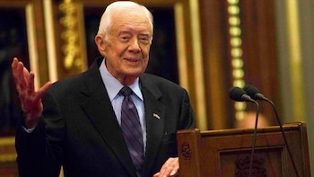 Jimmy Carter recibió el Premio
