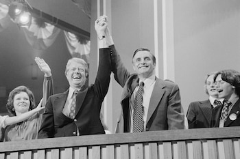 Jimmy Carter y Walter Mondale
