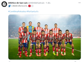 Atlético de San Luis fue el mejor local de todo el Apertura 2024.
Foto: X/Atlético de San Luis