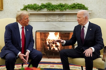 Joe Biden recibió a Donald
