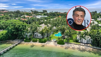 Sylvester Stallone enfrenta críticas en Palm Beach por su propuesta de una barrera submarina cerca de su mansión de 35 millones de dólares. (The Grosby Group)