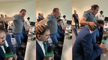 Cuauhtémoc Blanco, integrante de LXVI Legislatura, desató críticas por sus festejos y comentarios durante la final de la Liga MX entre los Rayados y el Club América. (TUDN / X)