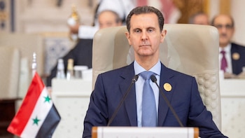 El dictador sirio, Bashar Al Assad, durant euna cumbre de la Organización de Cooperación Islámica (OCI) en Riad (Agencia de Prensa Saudita/Folleto vía REUTERS)