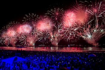 Explosión de fuegos artificiales durante
