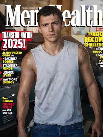 Tom Holland, posando para la