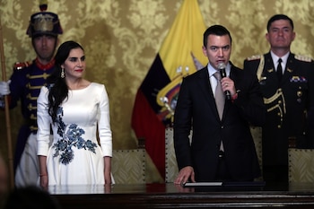 El presidente de Ecuador, Daniel