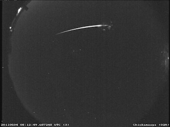 Los restos del cometa Halley