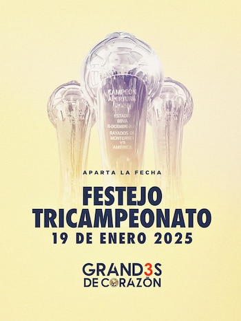América confirmó festejo del tricampeonato