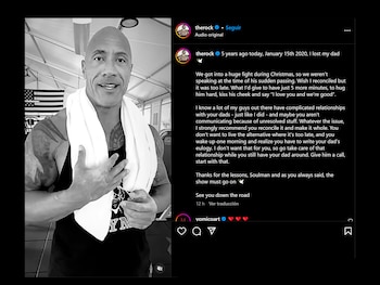"Dwayne 'The Rock' Johnson, en