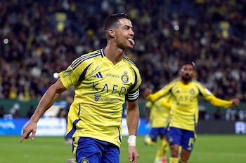 Cristiano Ronaldo celebra haber marcado