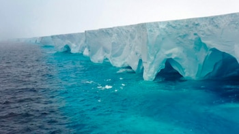 El bloque de hielo de