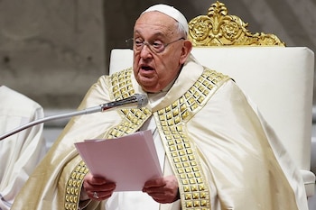 El papa dijo que no