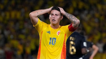 James Rodríguez, de Colombia, llega
