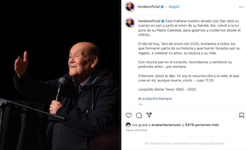 La noticia de su muerte