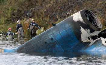 El accidente aéreo en el