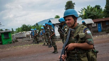 Un integrante del ejército uruguayo