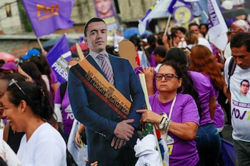 Una seguidora de Daniel Noboa