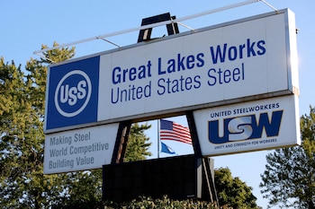 Un cartel de United Steelworkers