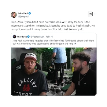 El descargo de Jake Paul