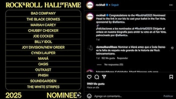La nominación a Maná para