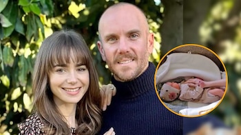 La pareja compartió la noticia