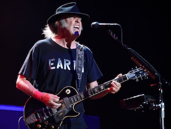 Neil Young cerró la película