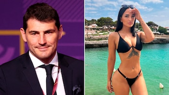 Iker Casillas y la modelo