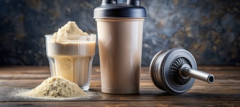 Un batido con creatina (Adobe