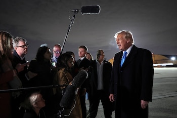 Donald Trump dio declaraciones a