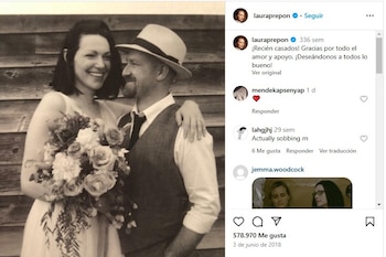 Laura Prepon celebró su casamiento