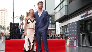 Elsa Pataky acompañó a Chris